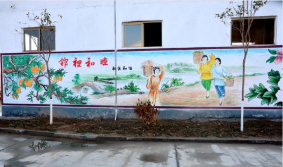 寻甸乡镇文化墙 乡风文明焕发新活力