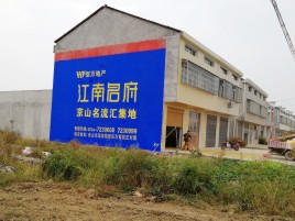 寻甸农村墙体广告在不同形式上面展现的不同特色