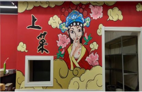寻甸墙体彩绘的发展和应用